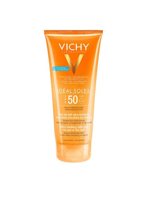 vichy ideal soleil spf 50 ultra-melting milk-gel 200 ml