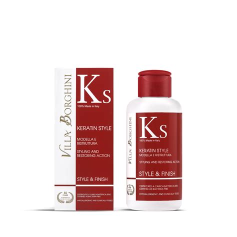 villa borghini keratin style 125 ml