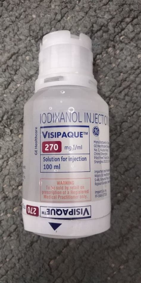 visipaque 270mg 100ml 1 vial