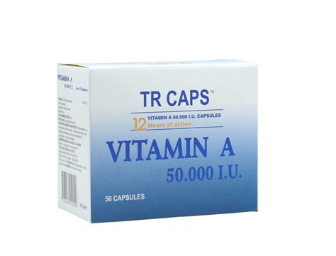 vitamin a 50.000 i.u. 24caps.