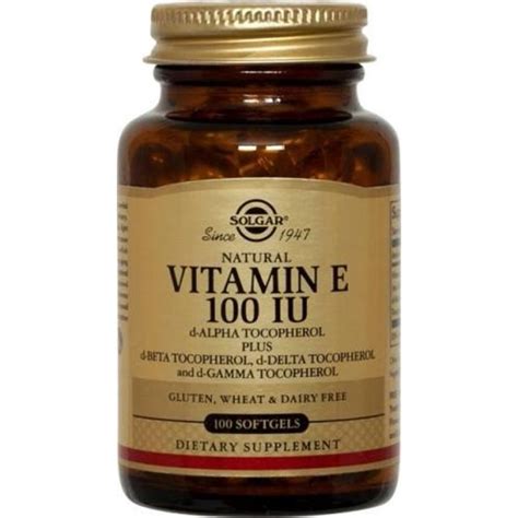 vitamin e-100 iu 100 softgels (illegal import)