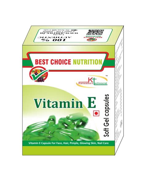 vitamin e 100mg 24 soft gelatin caps.