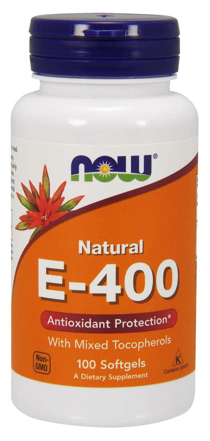 vitamin e-400 iu 100 softgels (illegal import)