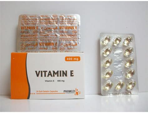 سعر دواء vitamin e 400mg 24 soft gelatin caps.