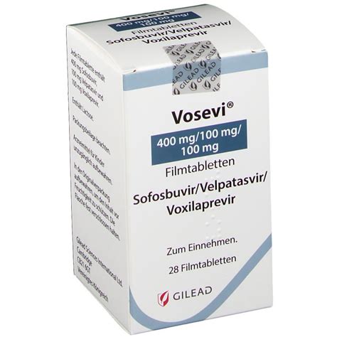 vosevi 400/100/100mg 28 f.c. tabs