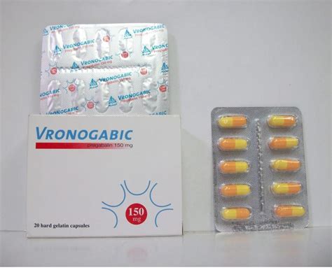 سعر دواء vronogabic 150mg 20 caps.