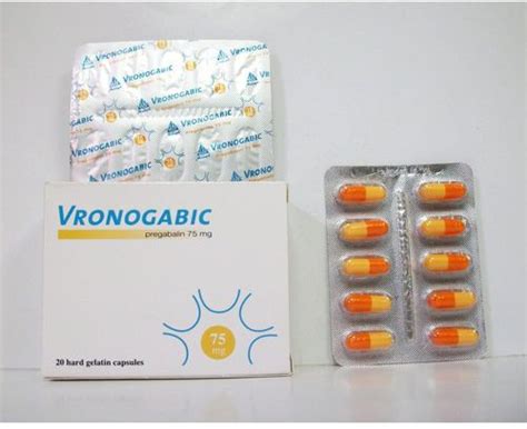 سعر دواء vronogabic 75mg 20 caps.