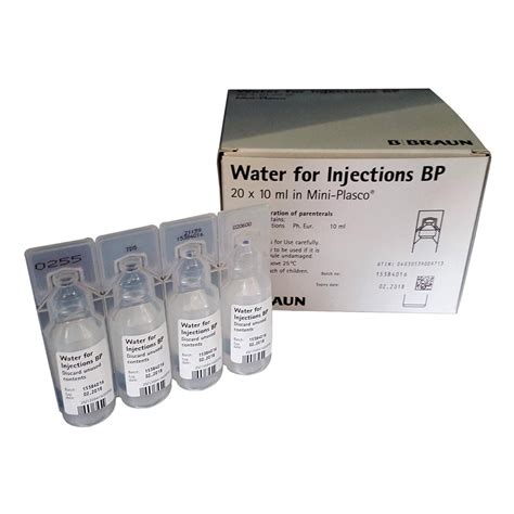 سعر دواء water for injection (10ml) amp.