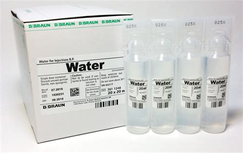 سعر دواء water for injection (20ml) amp.