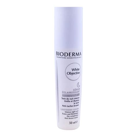 white objective lightening serum night care 30ml