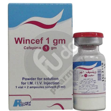 سعر دواء wincef 1gm vial i.m & i.v inj.