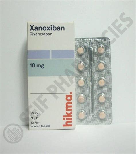 سعر دواء xanoxiban 10 mg 10 f.c. tabs.