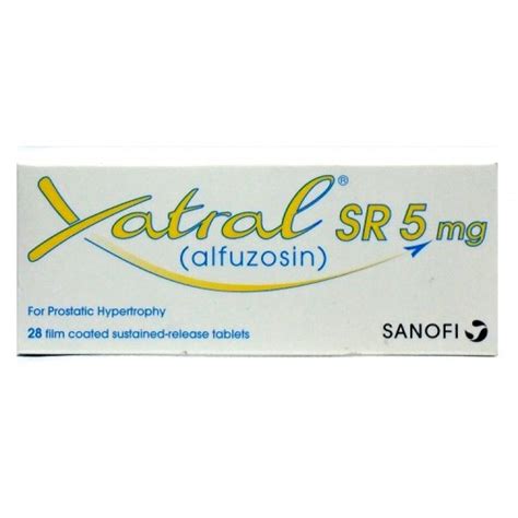 xatral sr 5 mg 28 f.c.tab.
