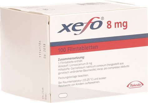 xefo 8mg 10 f.c. tab.