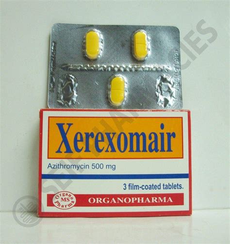 سعر دواء xerexomair 500mg 3 f.c.tab.