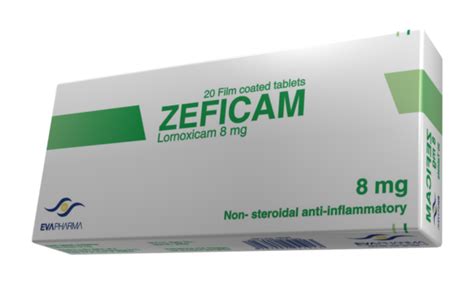 zeficam 8mg 20 f.c. tabs.