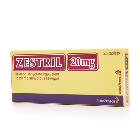 سعر دواء zestril 20mg 10 tab.