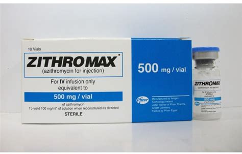 zithromax 500mg vial i.v. inf.